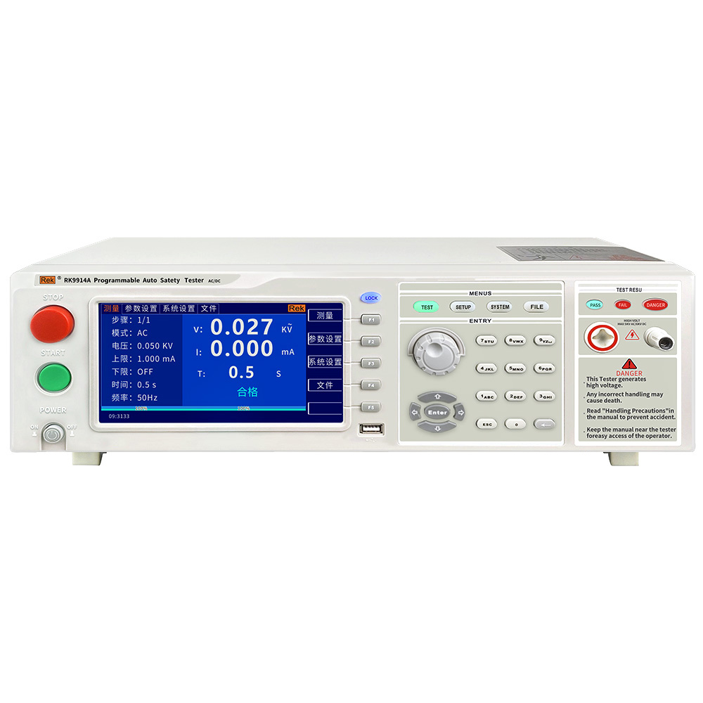 5KV大電流型RK9914/RK9914A/RK9914B/RK9914C/RK9915/RK9915A/RK9915B程控耐壓測試儀