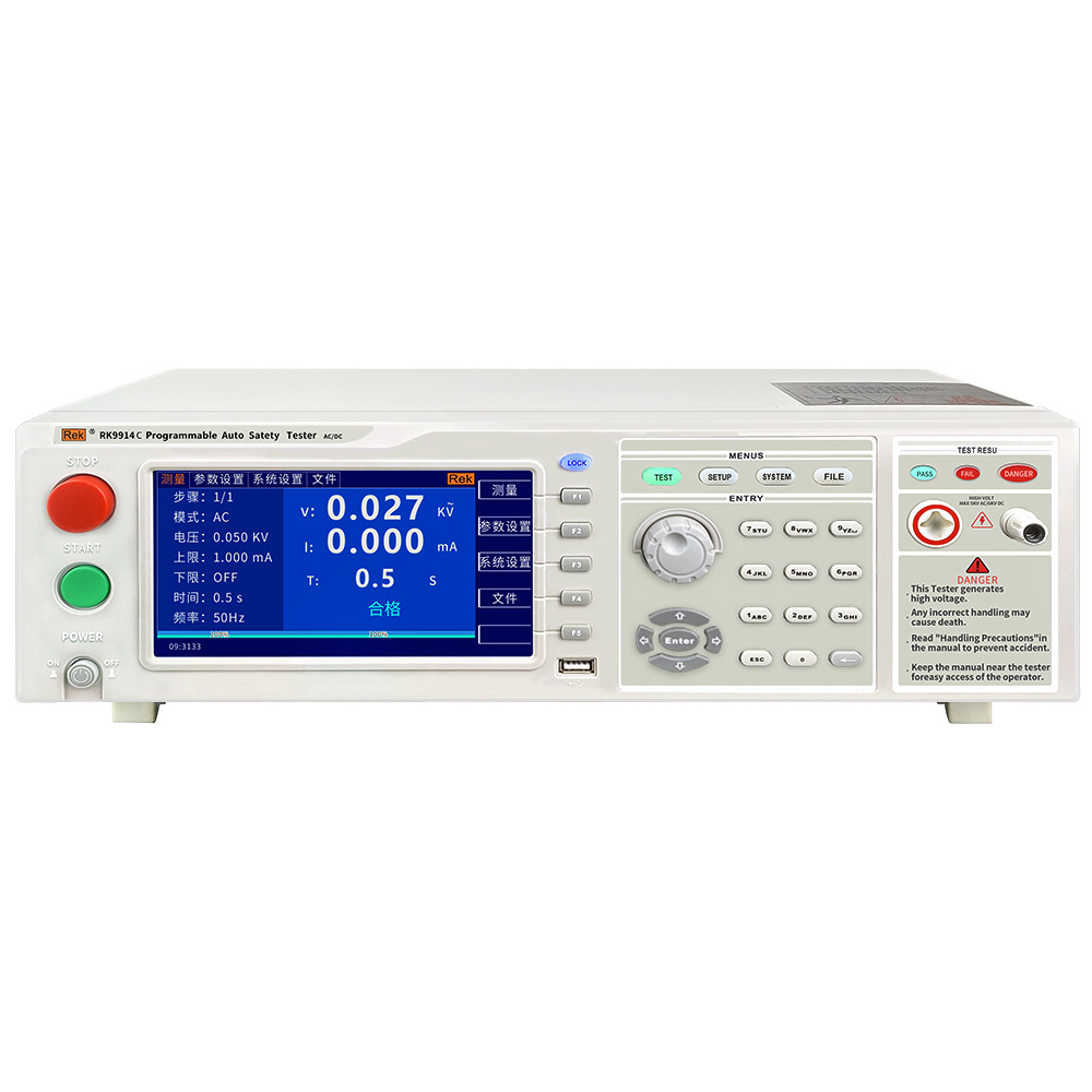 5KV大電流型RK9914/RK9914A/RK9914B/RK9914C/RK9915/RK9915A/RK9915B程控耐壓測試儀