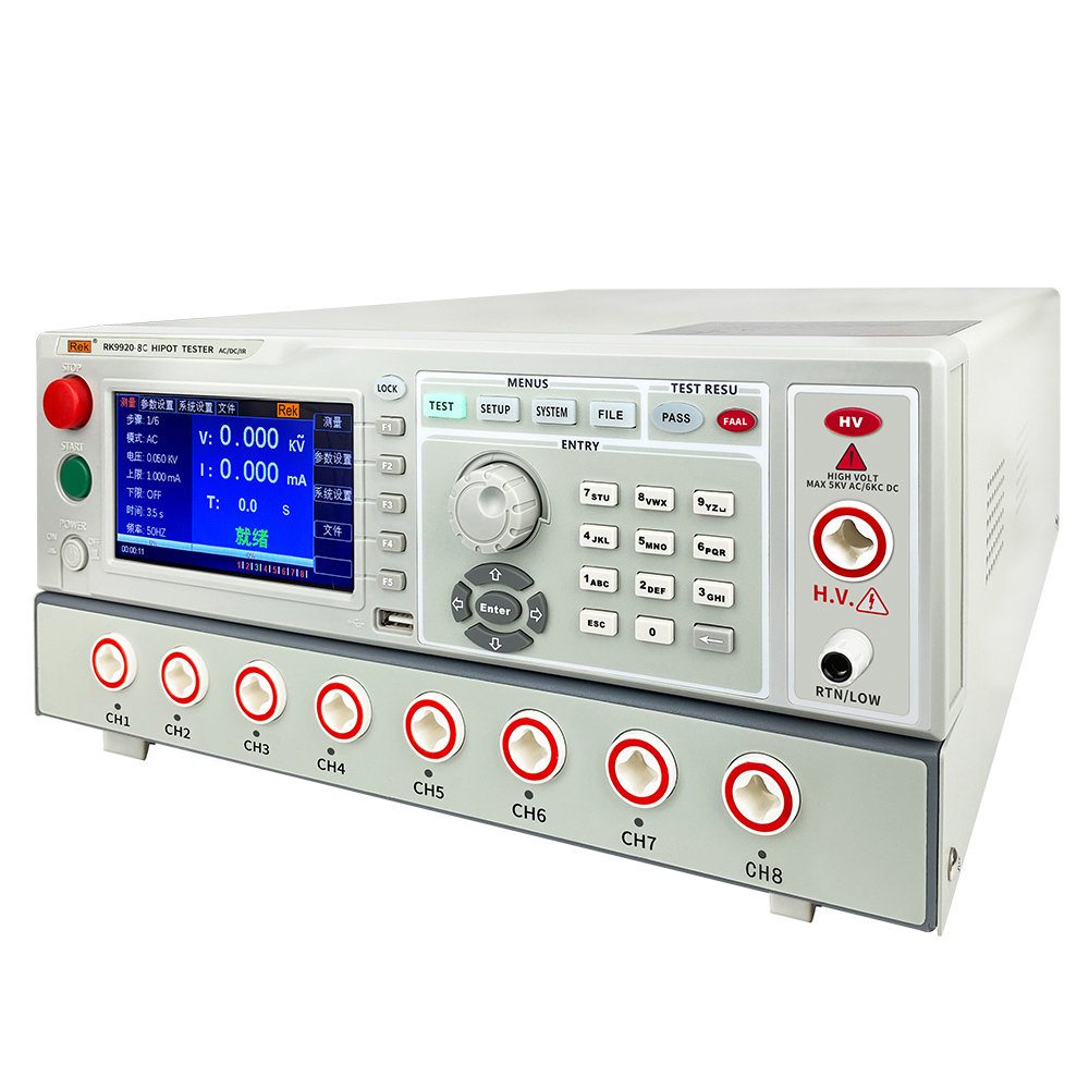 RK9920-4C/RK9920-8C交直流耐壓絕緣測試儀